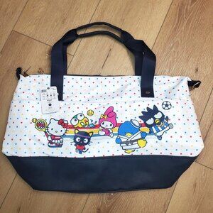 Sanrio Hello Kitty Friends Duffle Weekender LRG Travel Tote Sports Bag Bioworld
